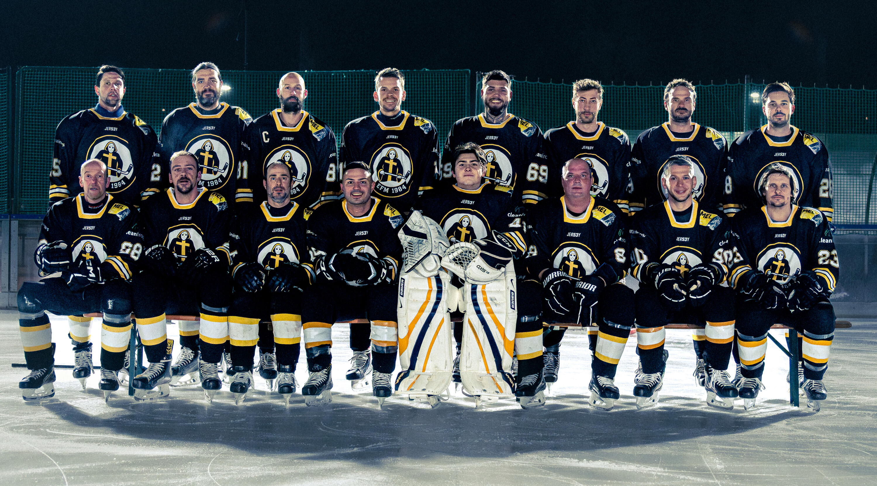 Eishockey Team Foto EFM 1984